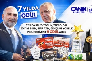 Canik Belediyesi’ne 9 Ayrı Ödül 